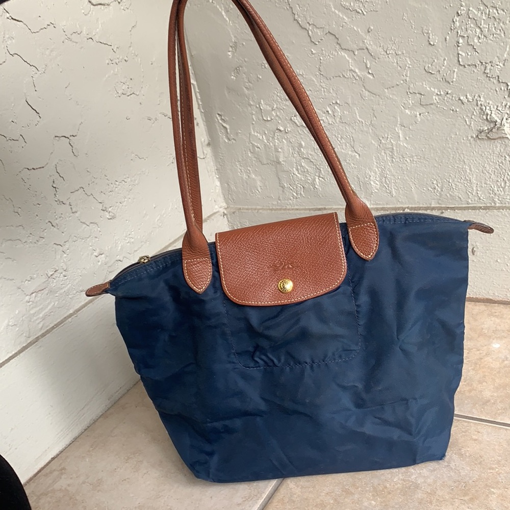 Longchamo Navy Le Pliage Shoulder bag